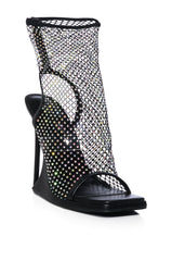 VALOA BLACK RHINESTONE SANDAL