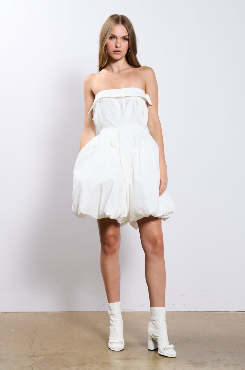 WHAT'S POPPIN POPLIN MINI DRESS