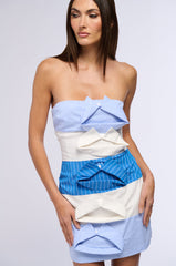 WHAT'S YOURS IS MINE POPLIN MINI DRESS