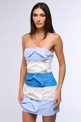 WHAT'S YOURS IS MINE POPLIN MINI DRESS