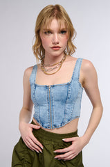 WYNN DENIM CORSET