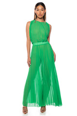 YOUR ULTIMATE PLEATED TANK IN GREEN
